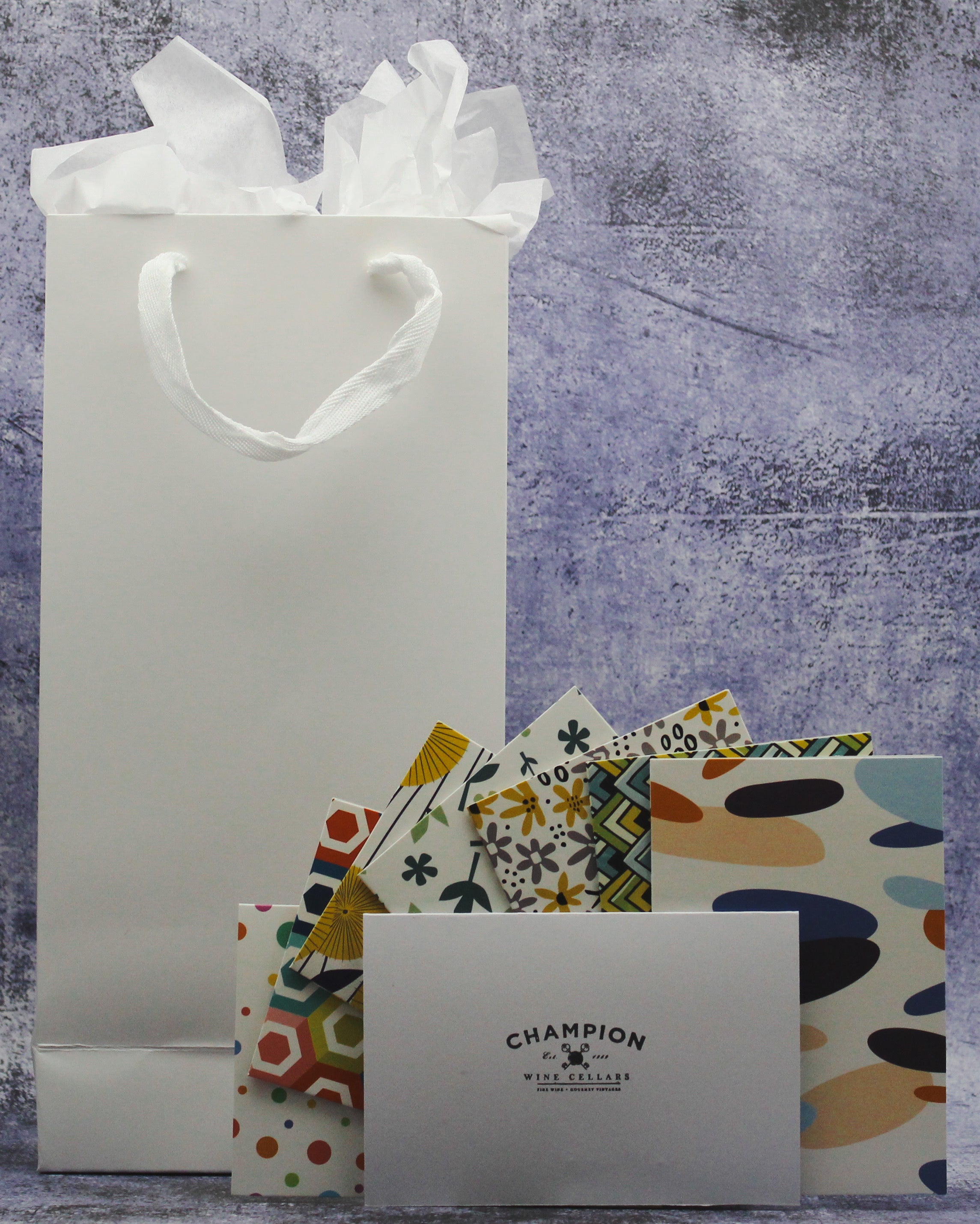 Gift Bag Set w/ Handwritten Card (2 Bottles)