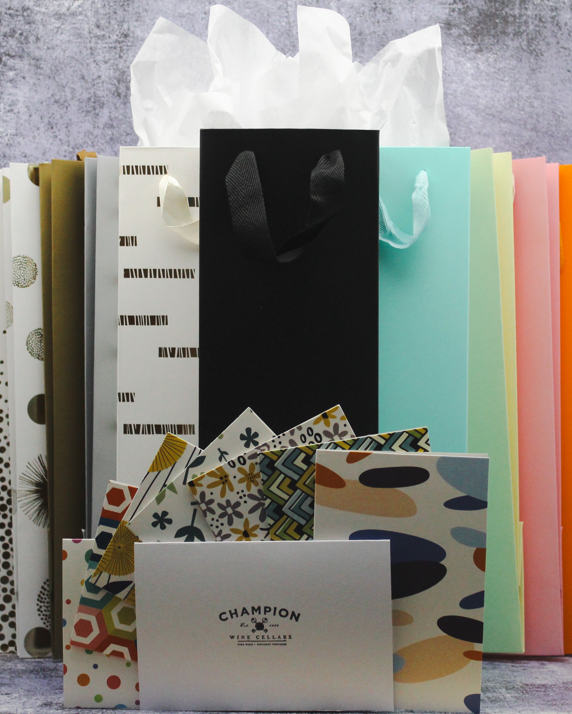 Gift Bag Set w/ Handwritten Card (1 Bottle)