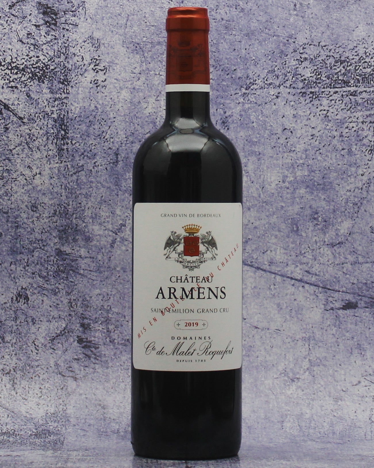 2019 Domaines Comte de Malet Roquefort Chateau Armens Saint-Emilion Grand Cru