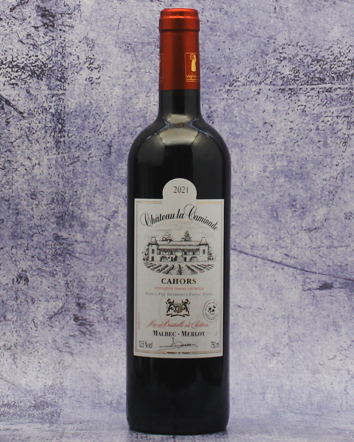 2021 Chateau la Caminade Cahors Tradition, 70% Malbec, 25% Merlot, 5% Tannat