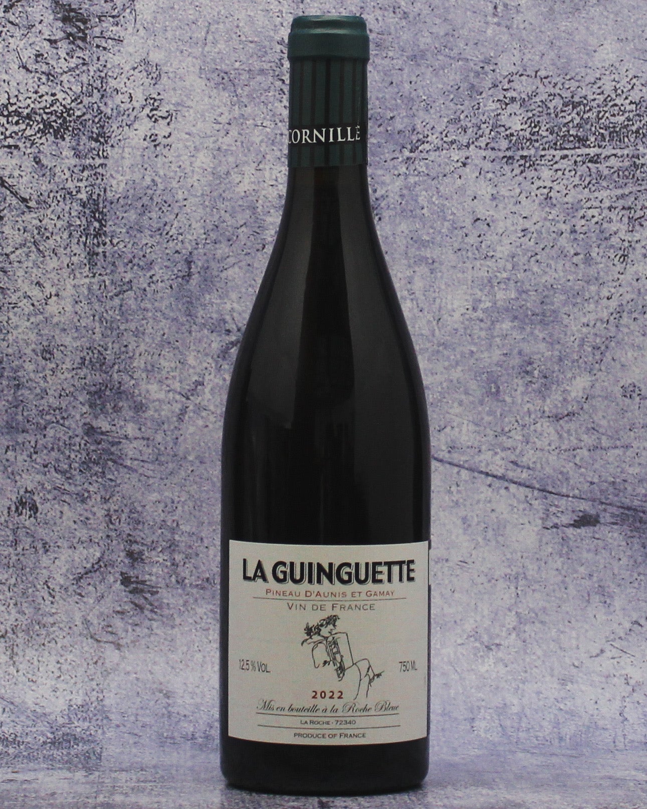 2022 "La Guinguette" Domaine de la Roche Bleue AOC Coteaux du Loir 70% Pineau d'Aunis 20% Gamay 10% Cabernet Franc