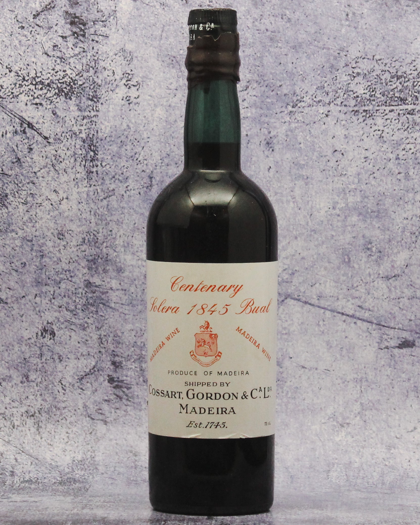 1845 Cossart Gordon Centenary Bual, Madeira, Portugal