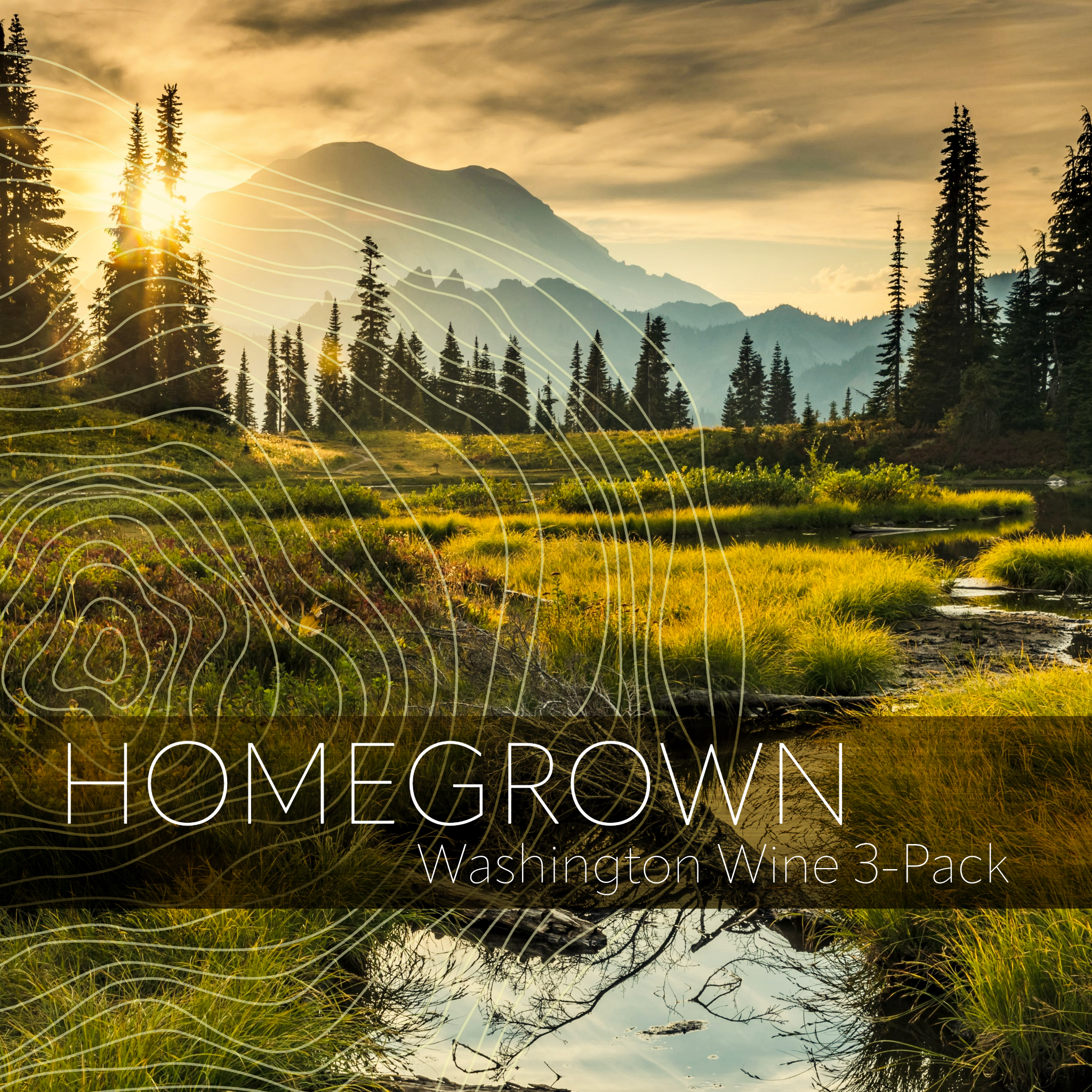Homegrown: A Washington Wine 3-Pack