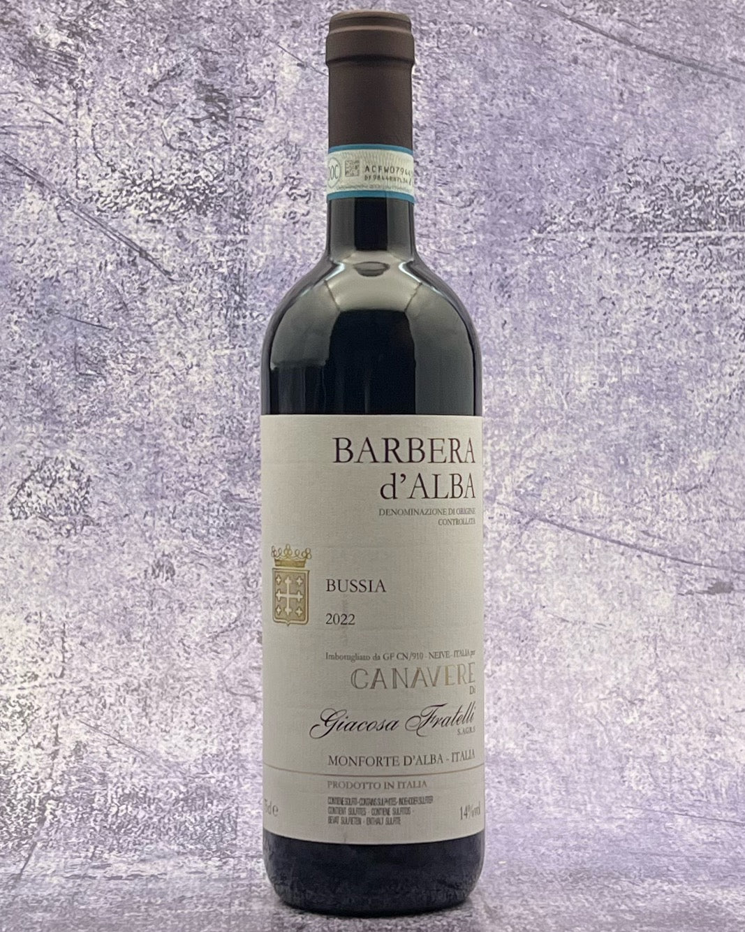 2022 Giacosa Fratelli Barbera d'Alba Bussia 'Canavere'