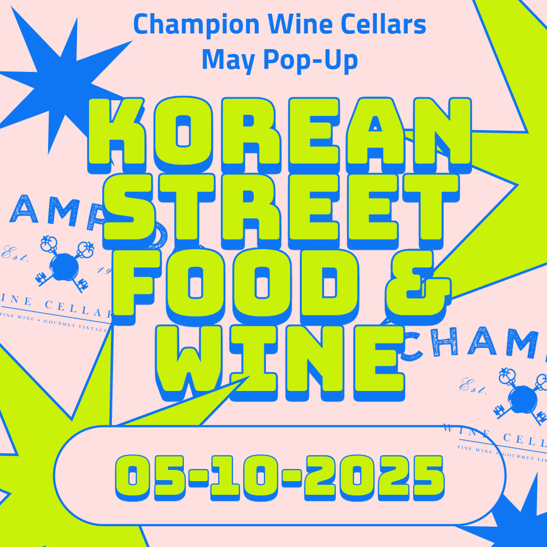May 10th, Saturday Food & Wine Pop-Up: Korean Street Food