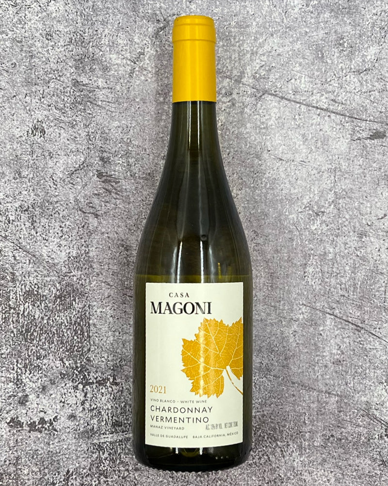 2021 Casa Magoni Vino Blanco Chardonnay (80%) Vermentino (20%) Manaz Vineyard, Valle de Guadalupe, Baja California, Mexico