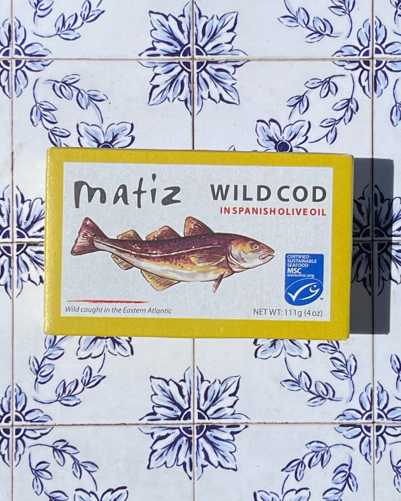 Matiz, Wild Cod in Spanish Olive Oil 4 oz