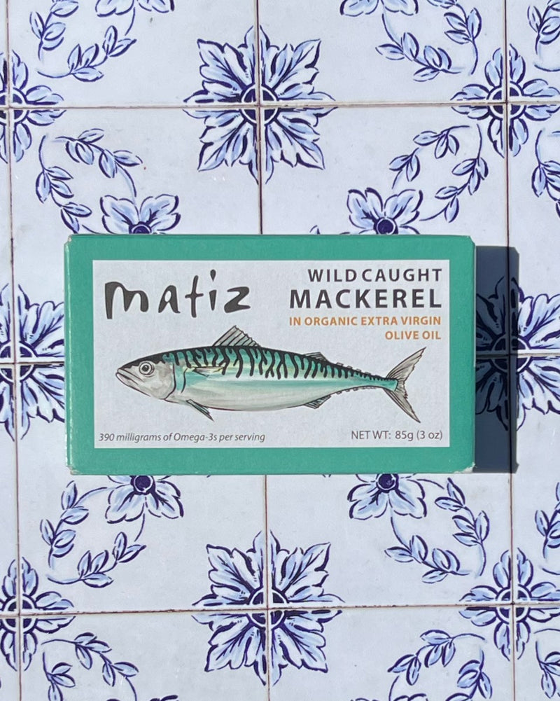 Matiz, Wild Caught Mackerel in Organic Extra Virgin Olive Oil 3 oz