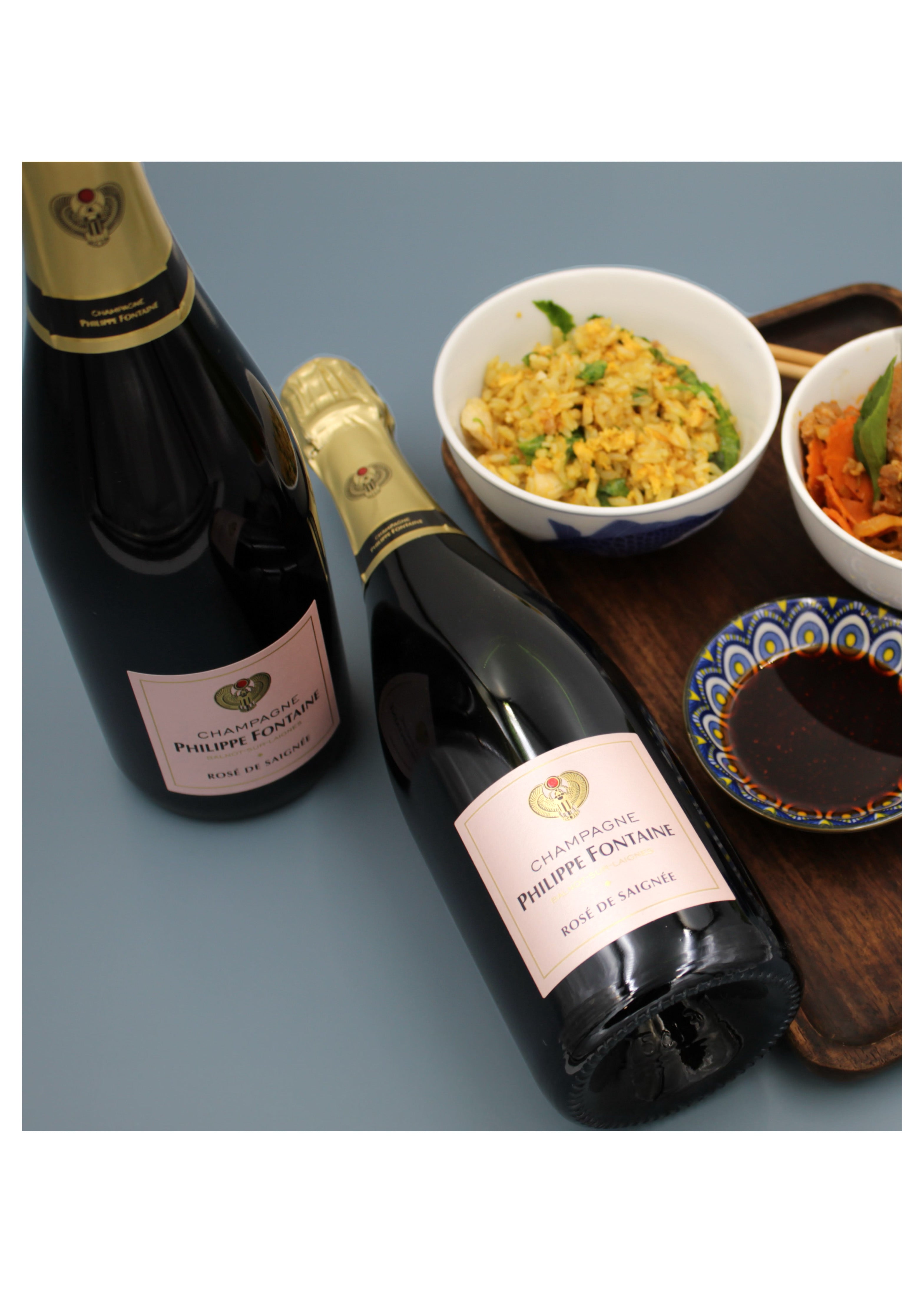 NV Champagne Philippe Fontaine Brut Rosé de Saignée