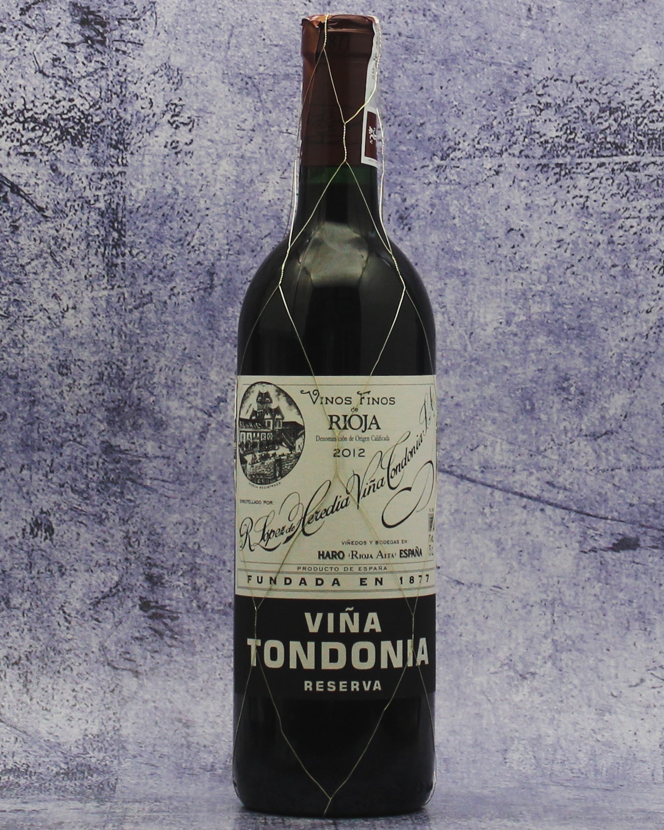 2012 R. Lopez de Heredia Vina Tondonia Rioja Reserva