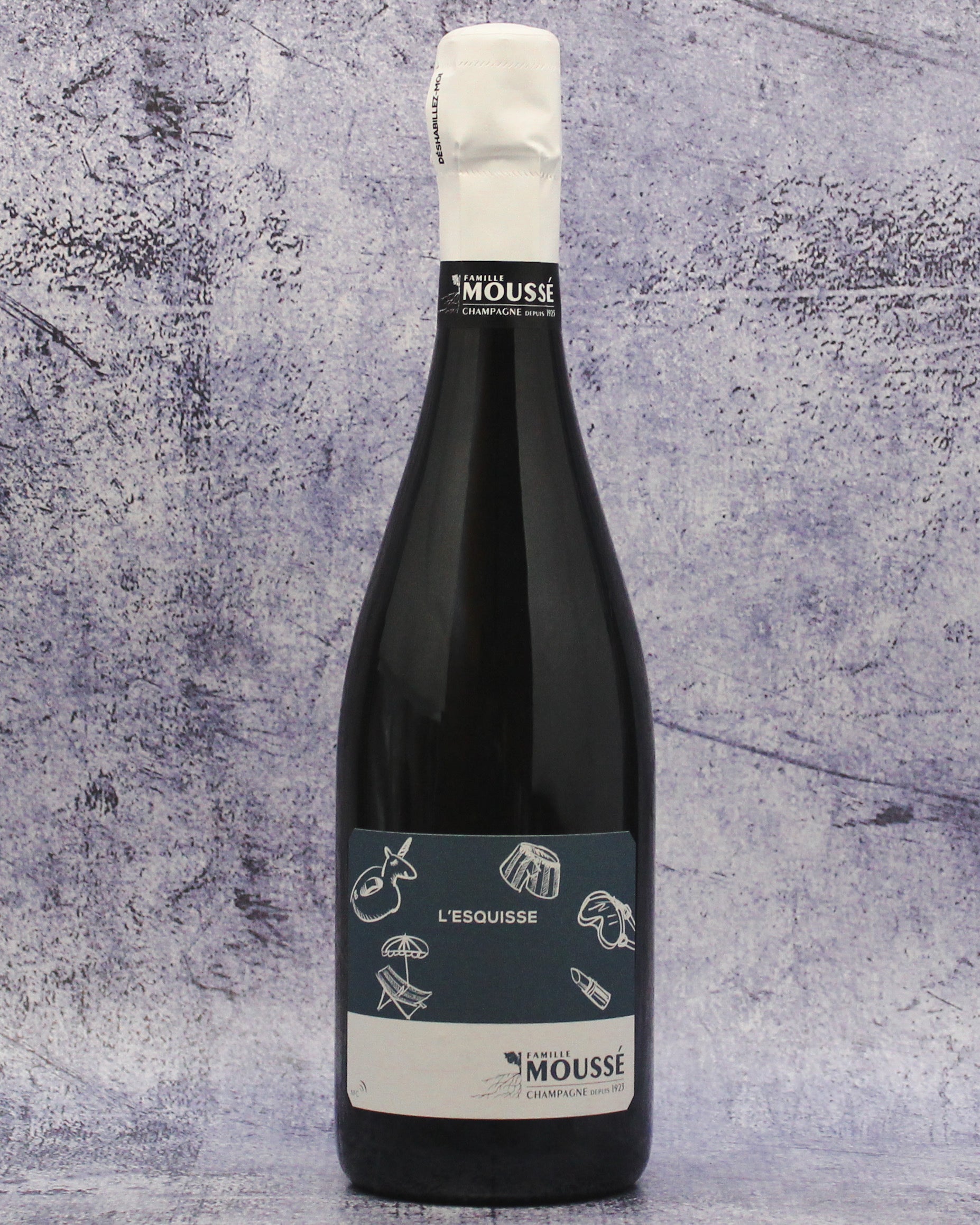 NV Champagne Famille Moussé "L'Esquisse" Blanc des Noirs Extra-Brut