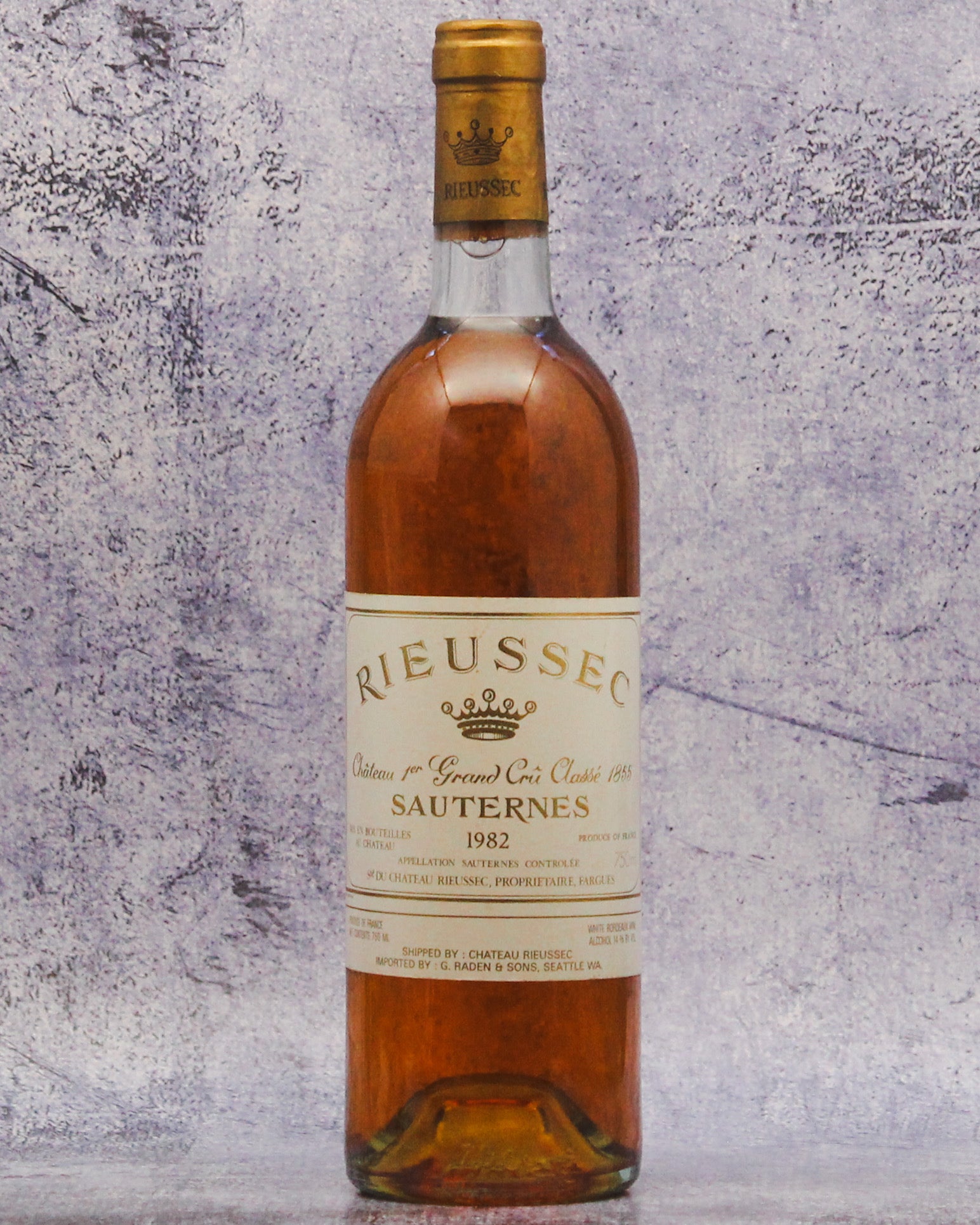 1982 Chateau Rieussec, Sauternes, France