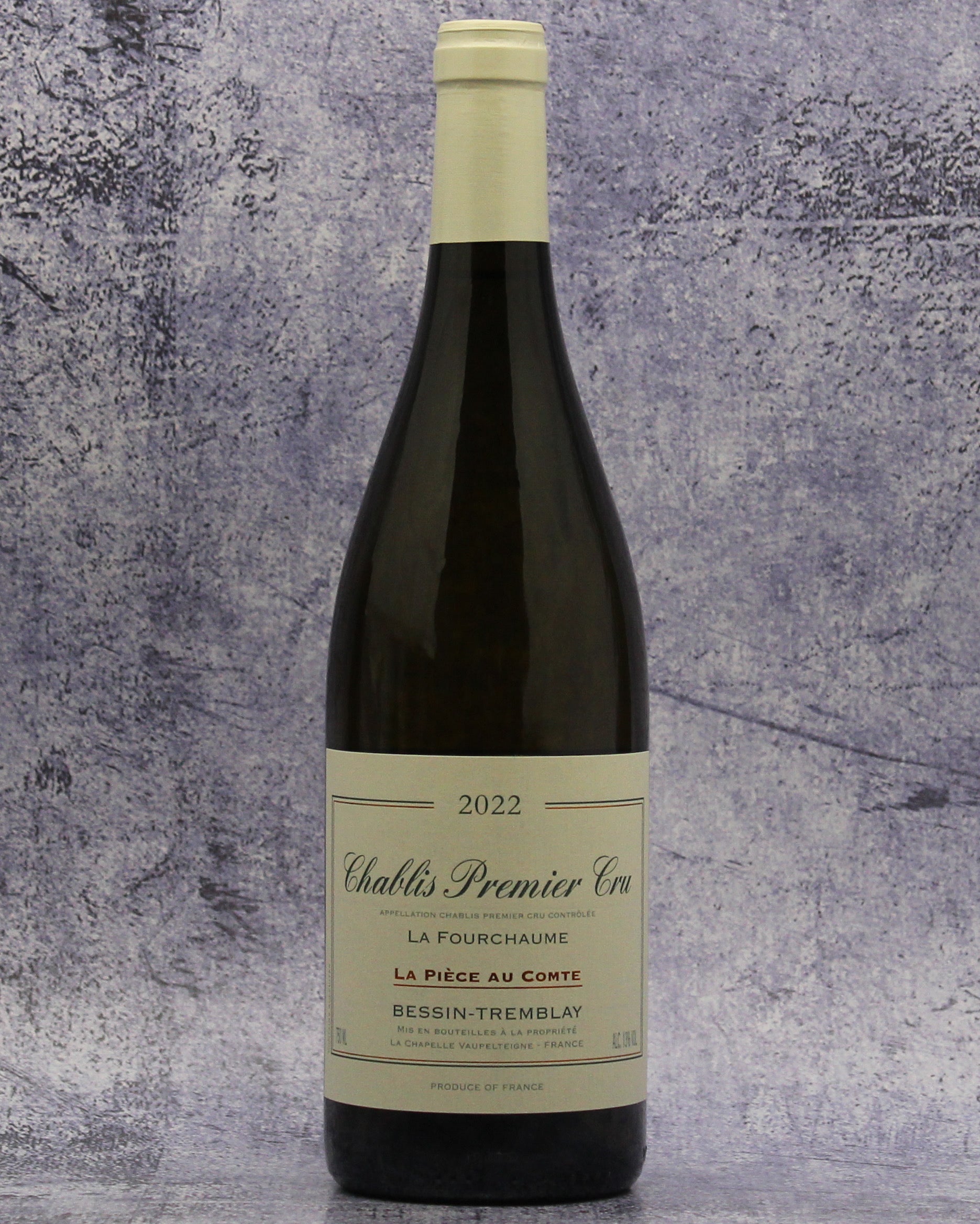 2022 Domaine Bessin-Tremblay Chablis Premier Cru La Fourchaume La Piece au Comte MR1.3.B1