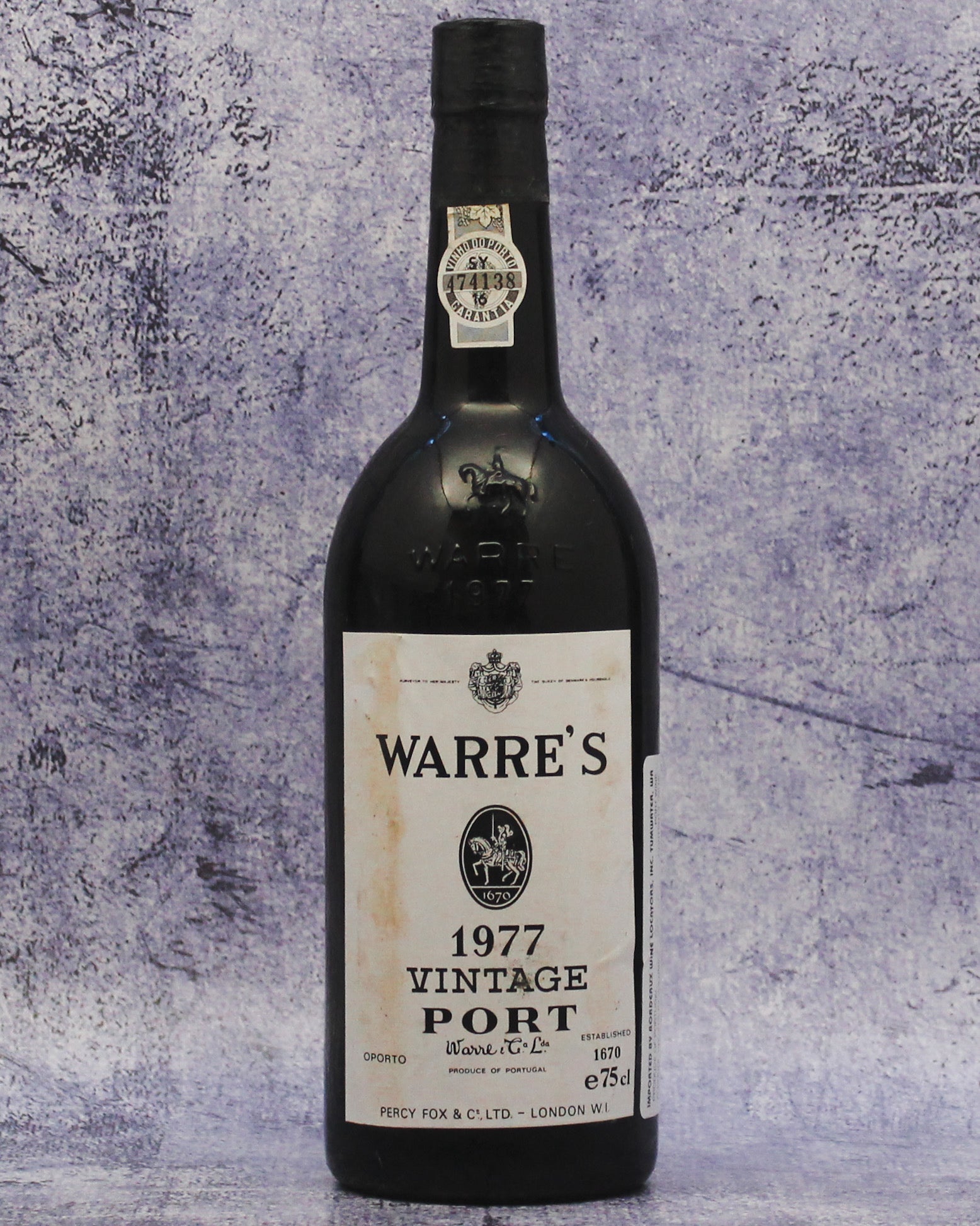 1977 Warre's Vintage Port