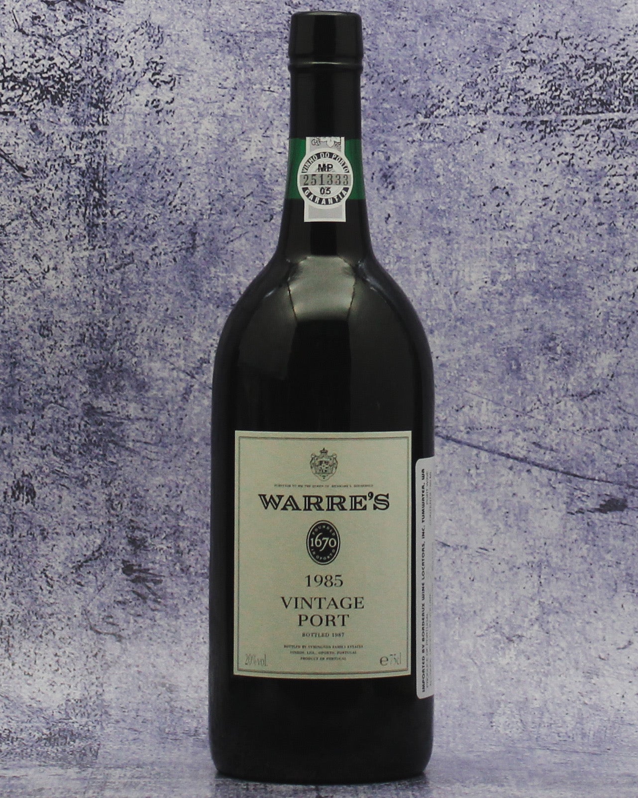 750 ML 1985 Warre's Vintage Port