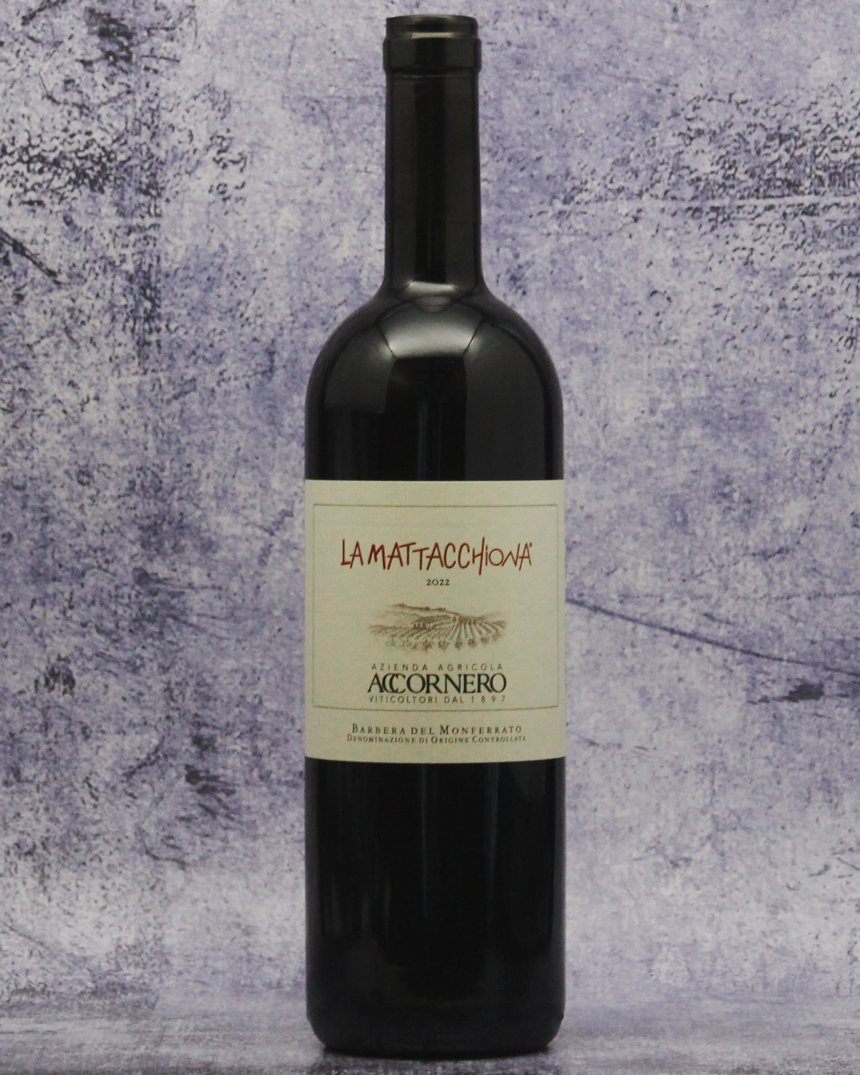 2022 Azienda Agricola Accornero Giulio e Figli 'La Mattacchiona' Barbera del Monferrato DOC