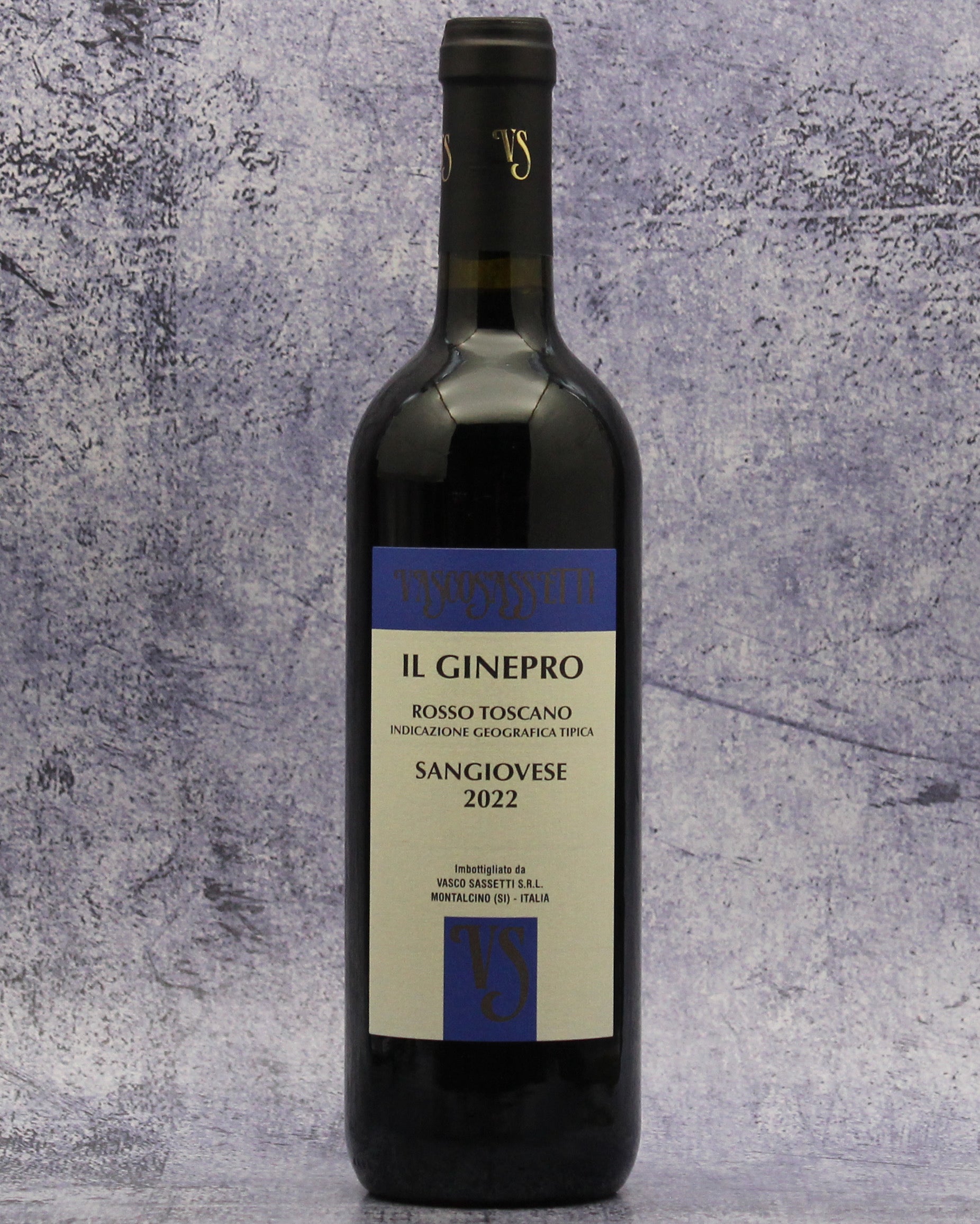 2022 Vasco Sassetti Il Ginepro Sangiovese, Rosso Toscana IGT