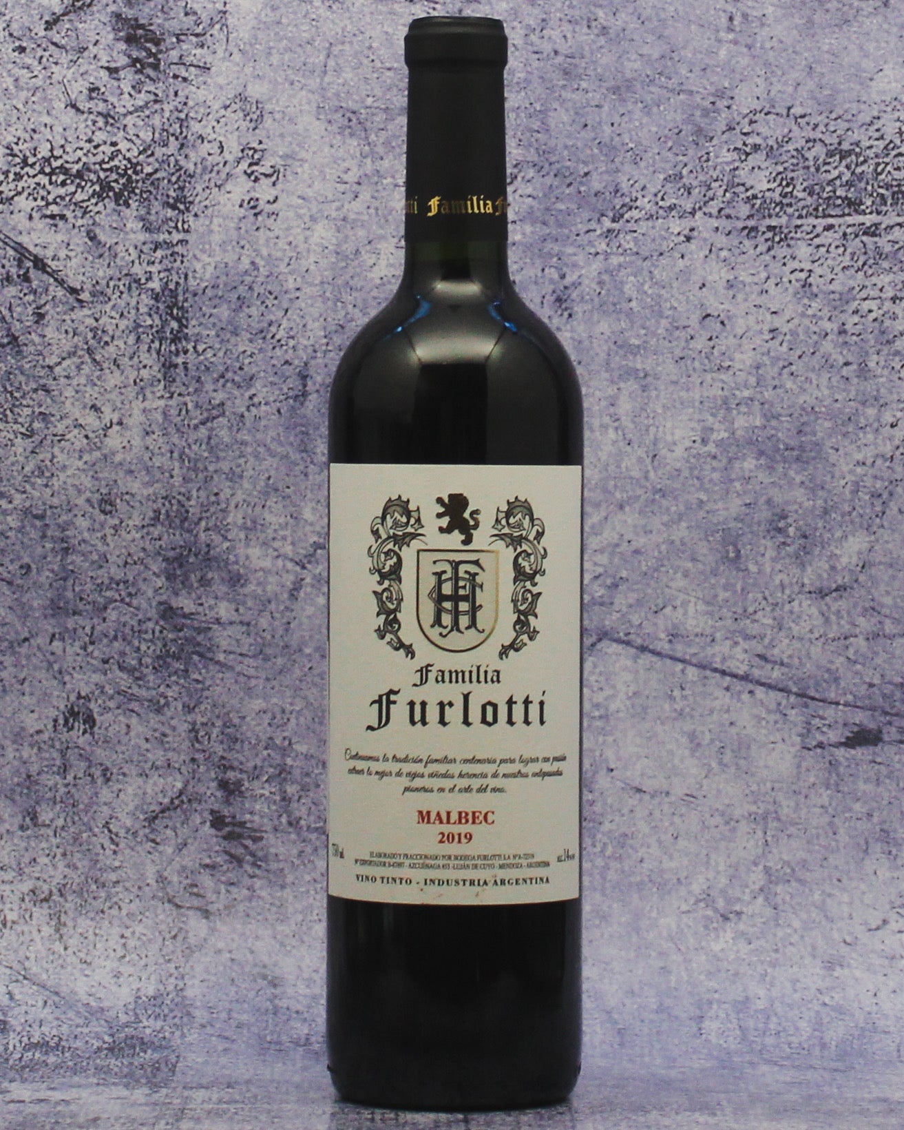 2019 Familia Furlotti Malbec, Luján de Cuyo, Mendoza, Argentina