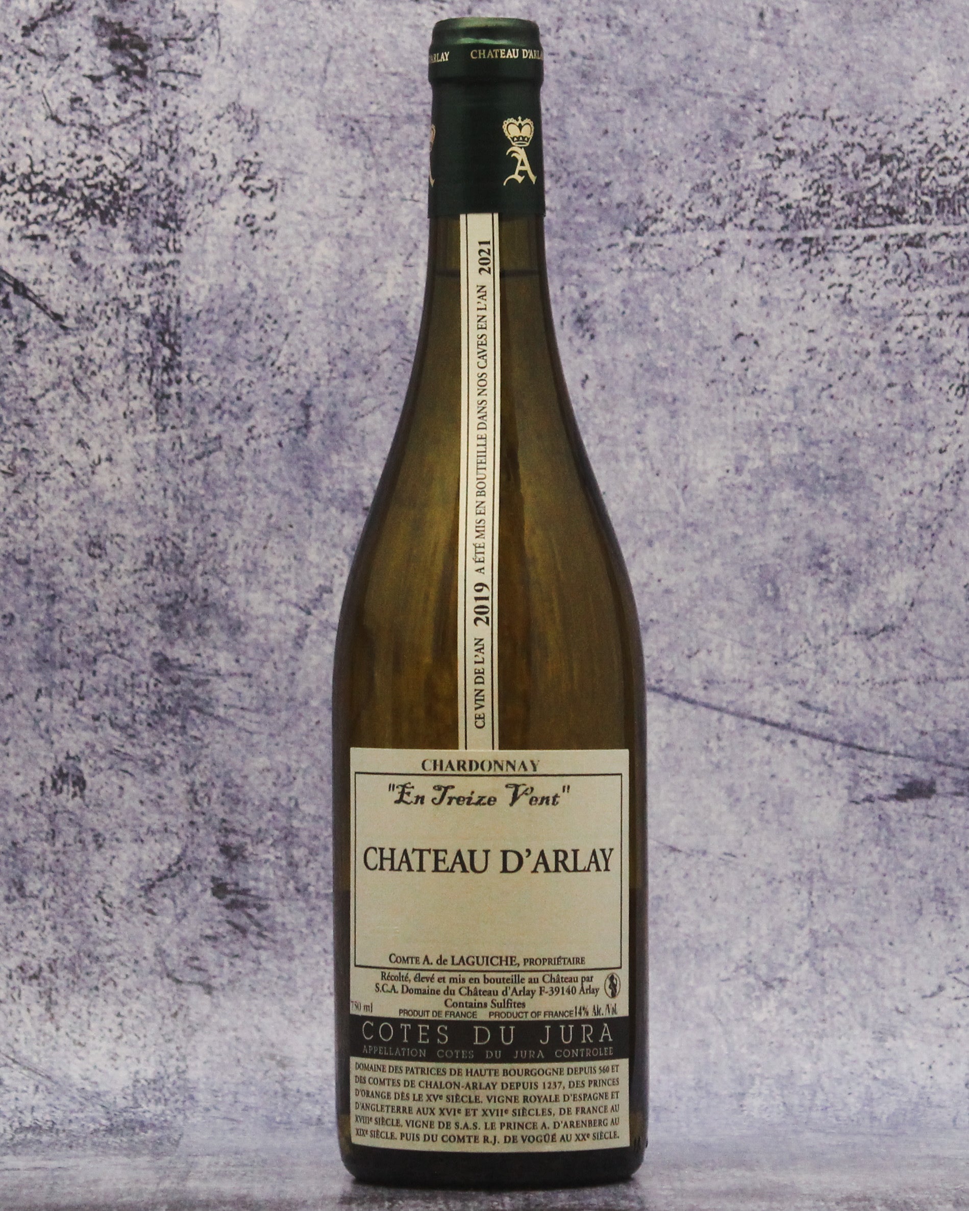 2019 Château d'Arlay "En Treize Vent" Chardonnay, Côtes du Jura AOC