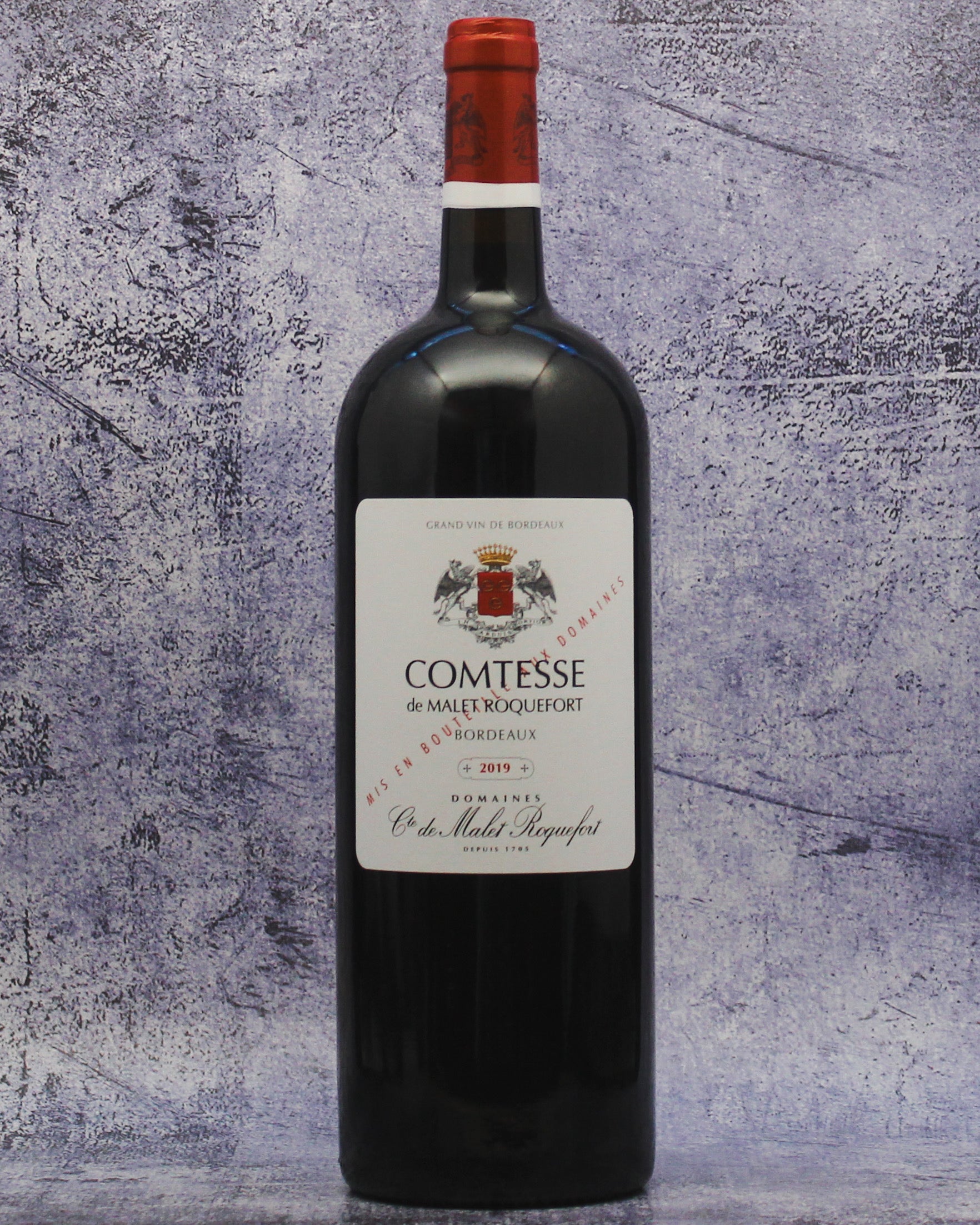 1.5L 2019 Domaines Comte de Malet Roquefort Comtesse de Malet Roquefort Bordeaux Rouge Magnum