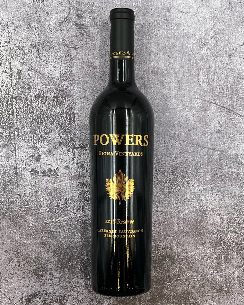 2018 Powers Kiona Vineyards Cabernet Sauvignon Reserve, Red Mountain, WA