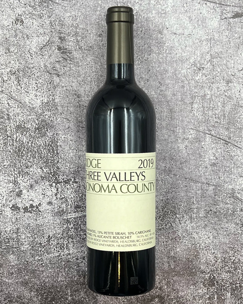2019 Ridge Three Valleys Zinfandel