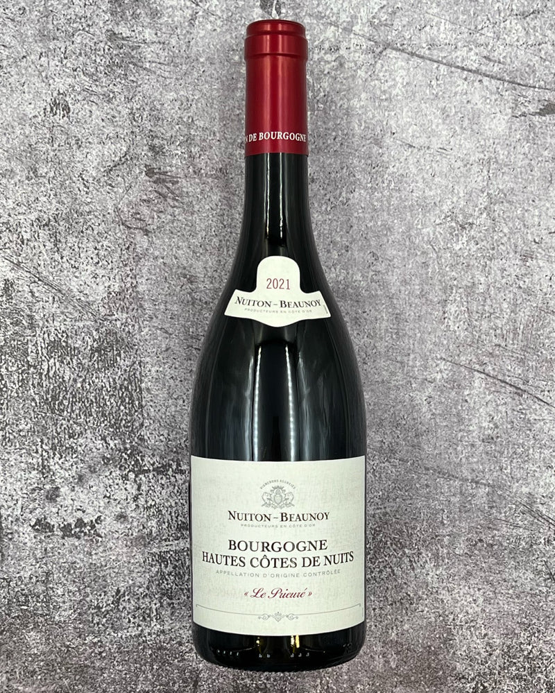 2021 Nuiton-Beaunoy Bourgogne Hautes Cotes de Nuits "Le Prieure" Rouge