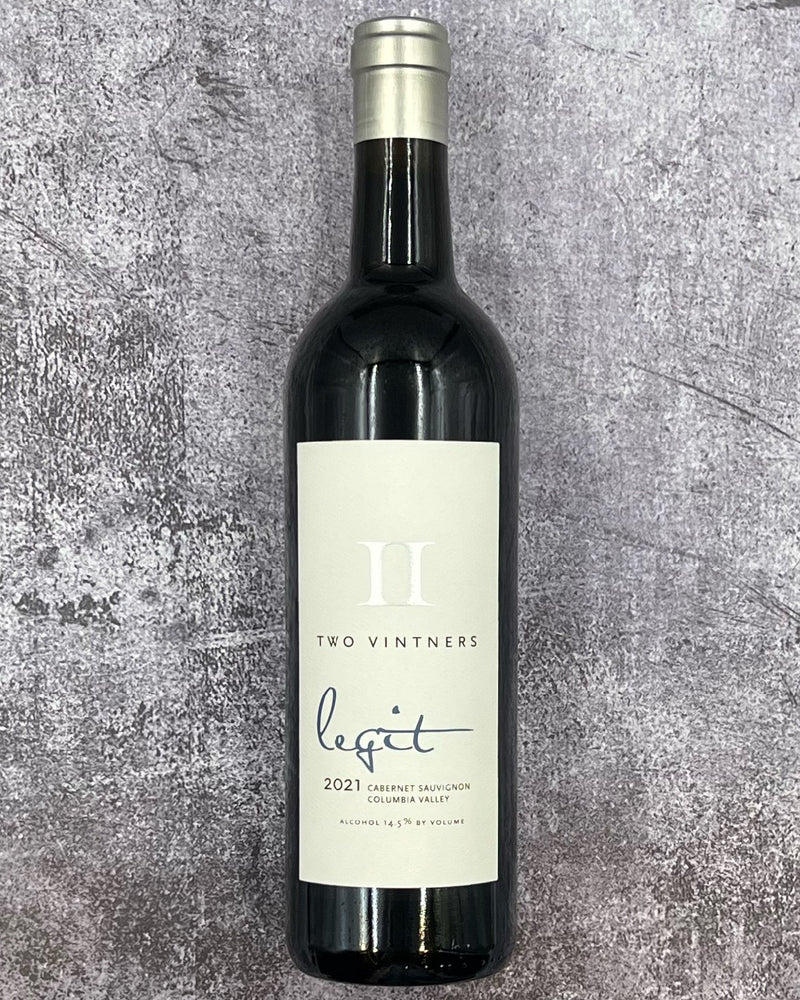 2021 Two Vintners "Legit" Cabernet Sauvignon, Columbia Valley, WA