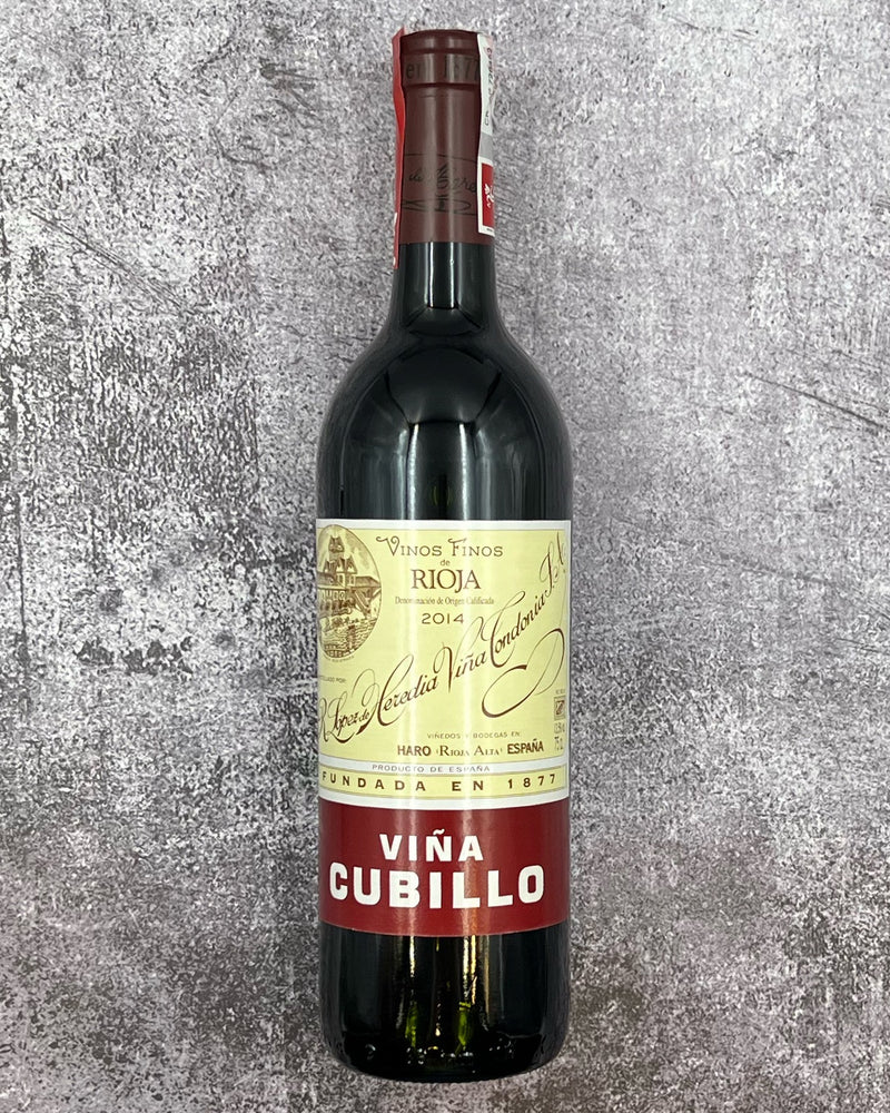 2014 R. Lopez de Heredia Vina Cubillo Crianza