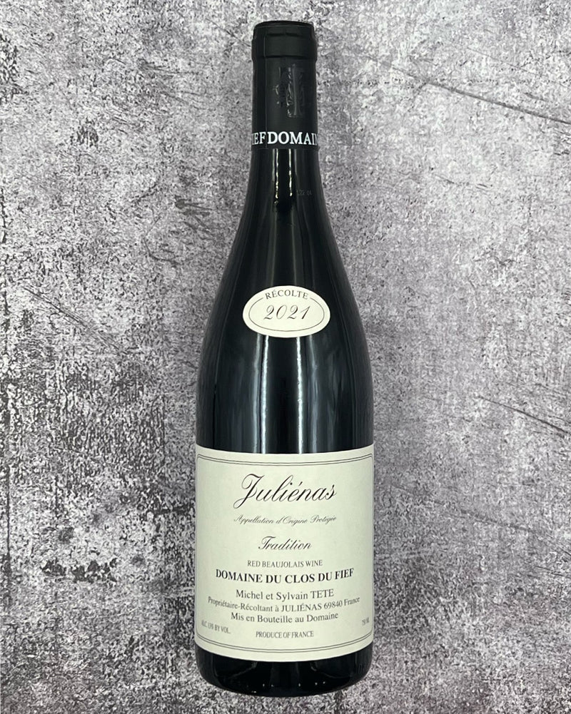 2021 Domaine du Clos du Fief, Michel et Sylvain Tete Julienas Tradition