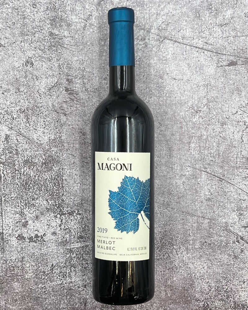 2019 Casa Magoni Vino Tinto Merlot (60%) Malbec (40%), Valle de Guadalupe, Baja California, Mexico