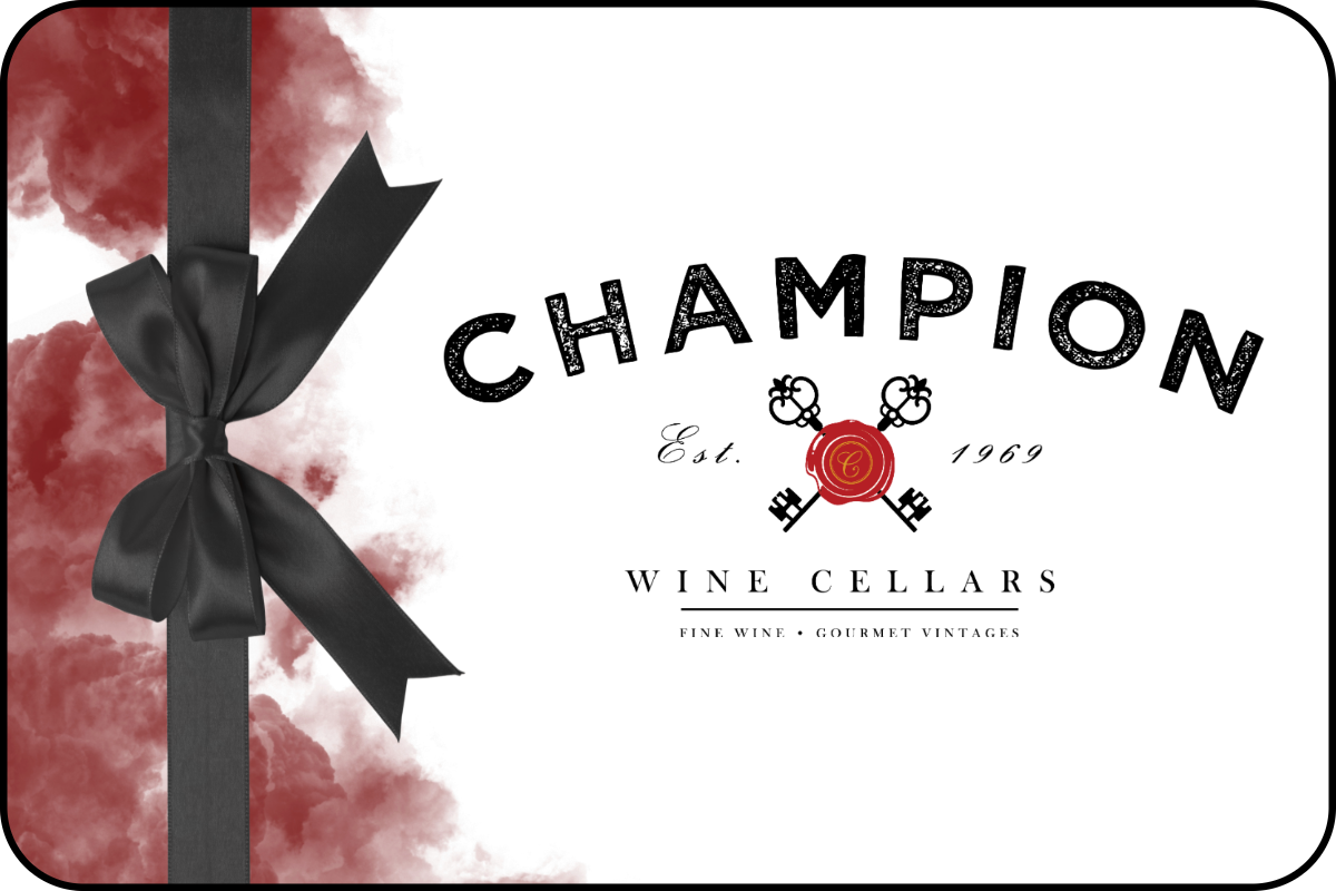 Champion Wine Cellars Gift Certificate