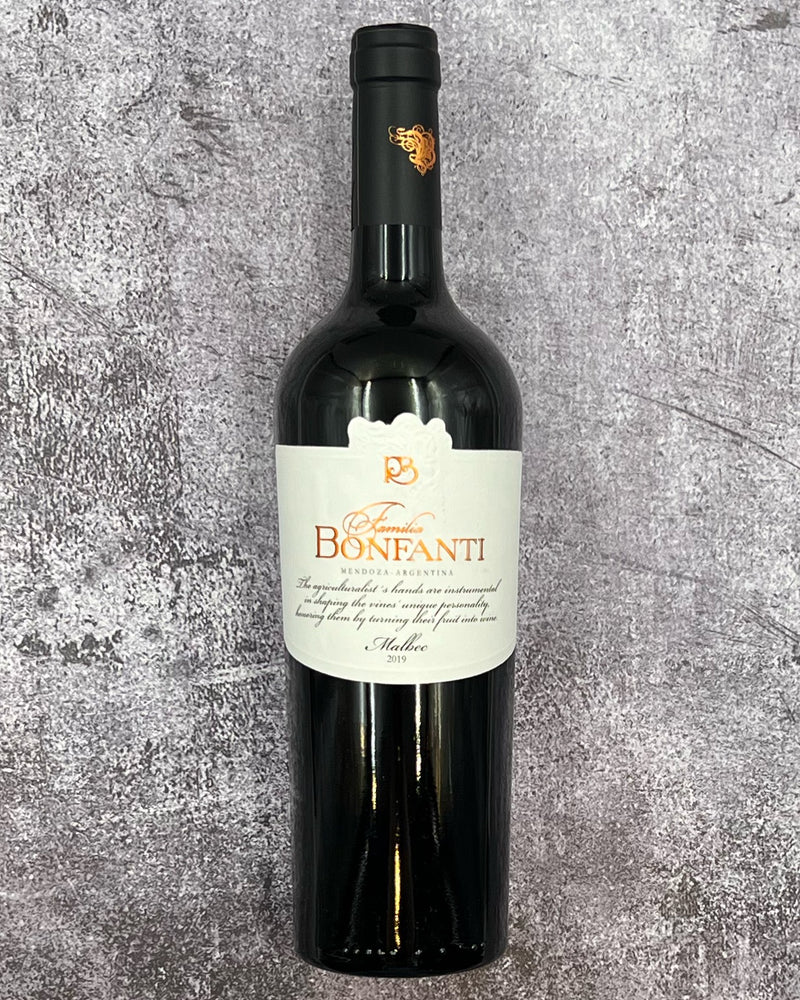 2019 Familia Bonfanti Malbec Reserva, Lujan de Cuyo, Argentina