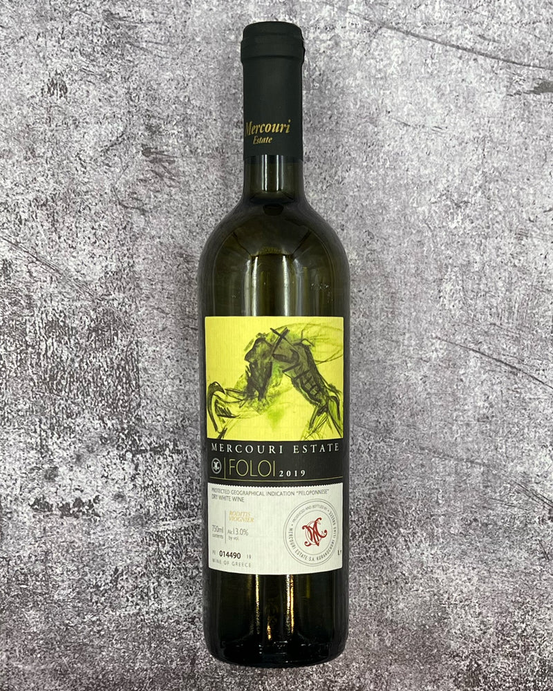 2019 Mercouri Estate Foloi, Peloponnese White Blend, 90% Roditis, 10% Viognier