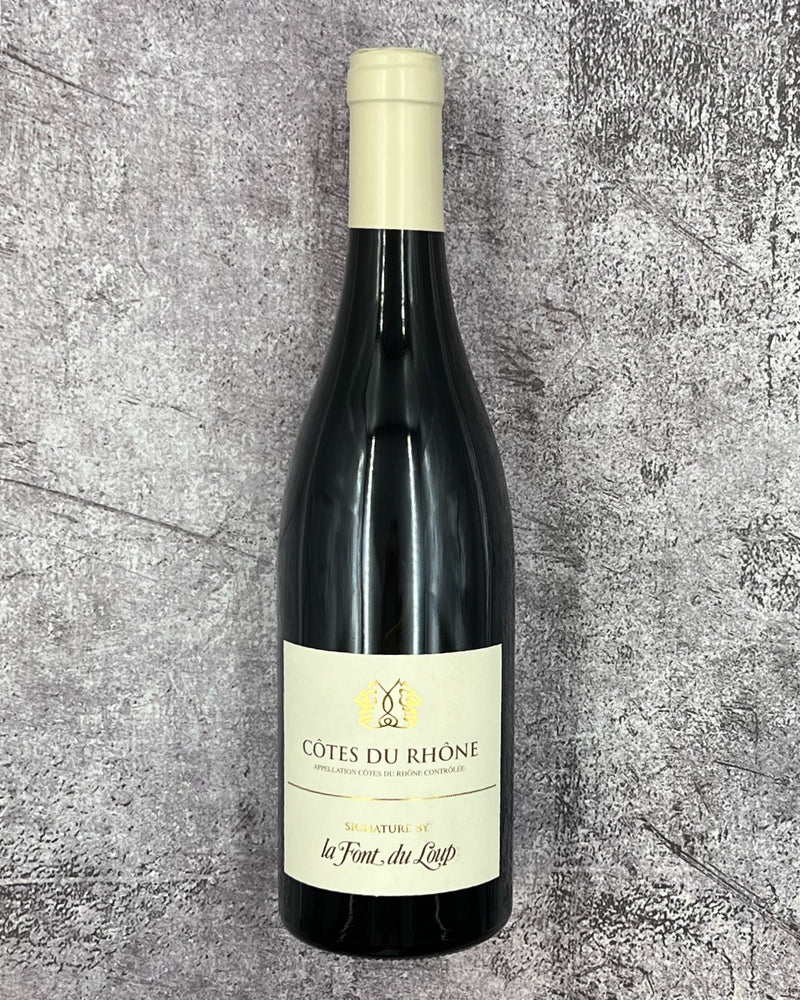 2021 Chateau Font du Loup Cotes du Rhone Rouge Signature