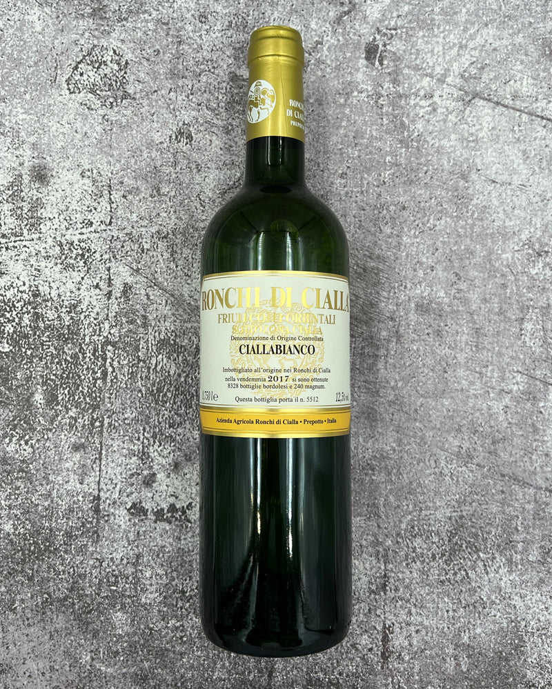 2017 Ronchi di Cialla Ciallabianco