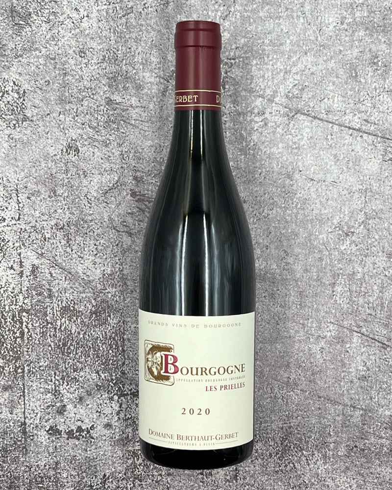 2020 Domaine Berthaut-Gerbet "Les Prielles" Bourgogne Rouge