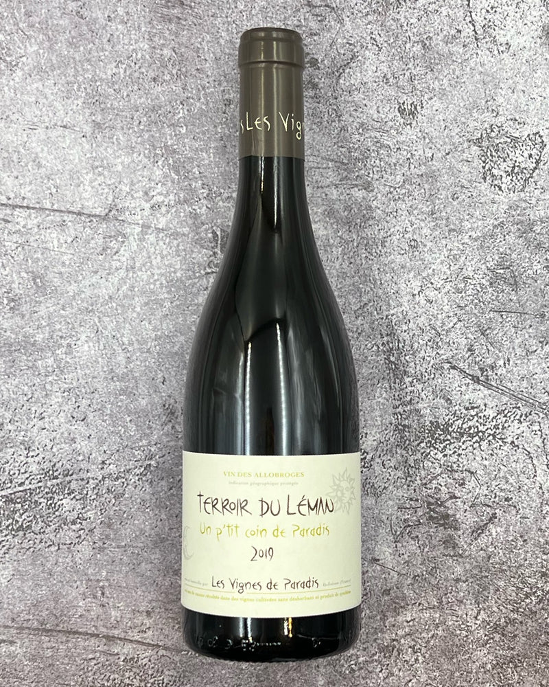 2019 Dominique Lucas (Les Vignes de Paradis) "Un P'Tit Coin de Paradis" Chasselas, IGP Vin des Allogroges