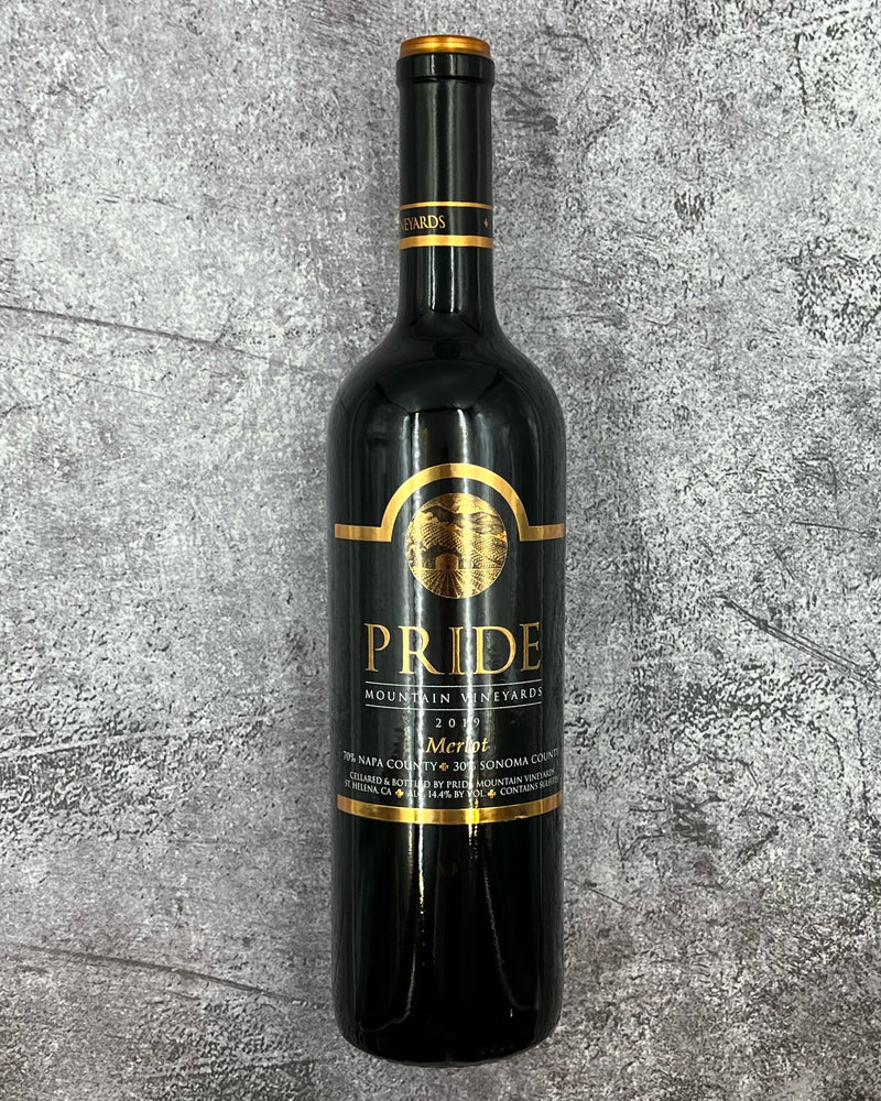 2019 Pride Mountain Vineyards Merlot, 70% Napa County, 30% Sonoma County