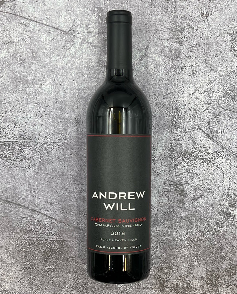 2018 Andrew Will Champoux Vineyard Cabernet Sauvignon