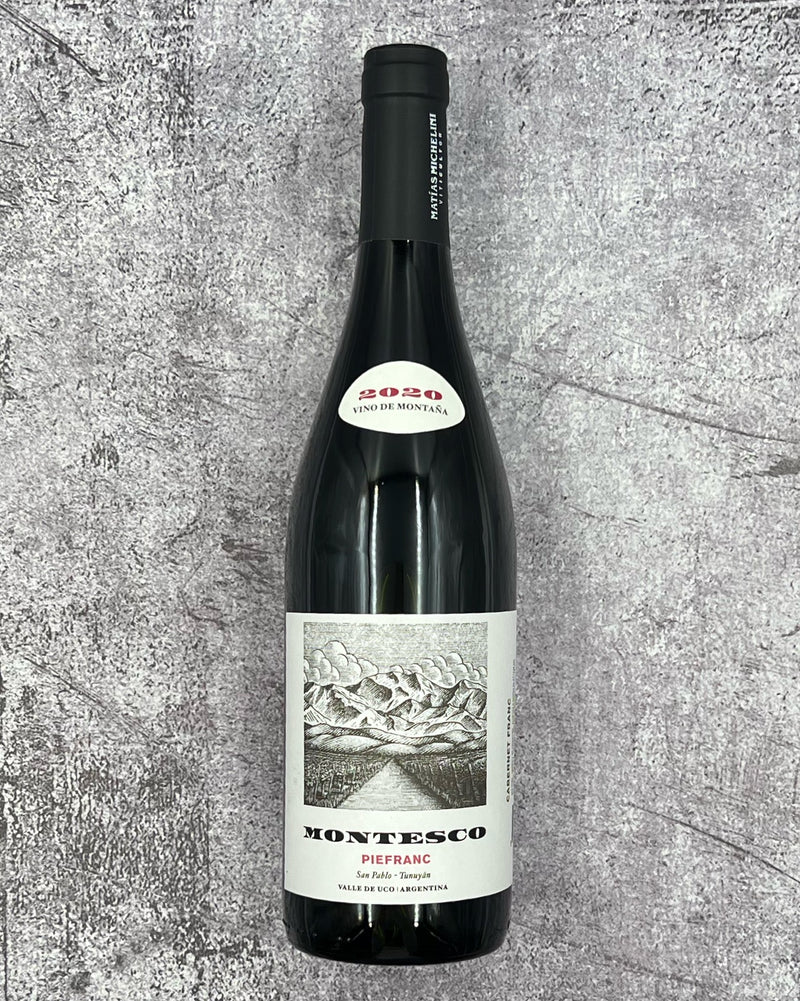 2020 Passionate Wines Montesco 'Piefranc', Valle de Uco, Argentina 100% Cabernet Franc