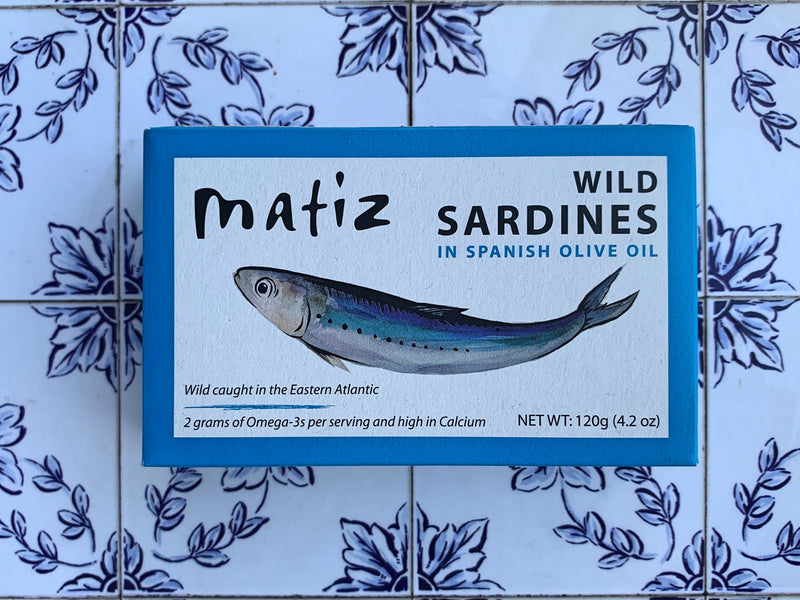 Matiz Wild Sardines in Spanish Olive Oil 4.2 oz Tin