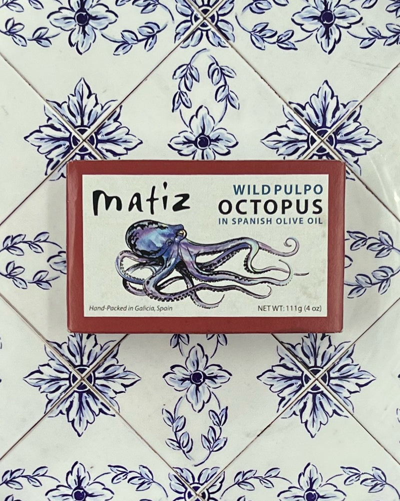 Matiz, Wild Pulpo (Octopus) in Spanish Olive Oil 4 oz