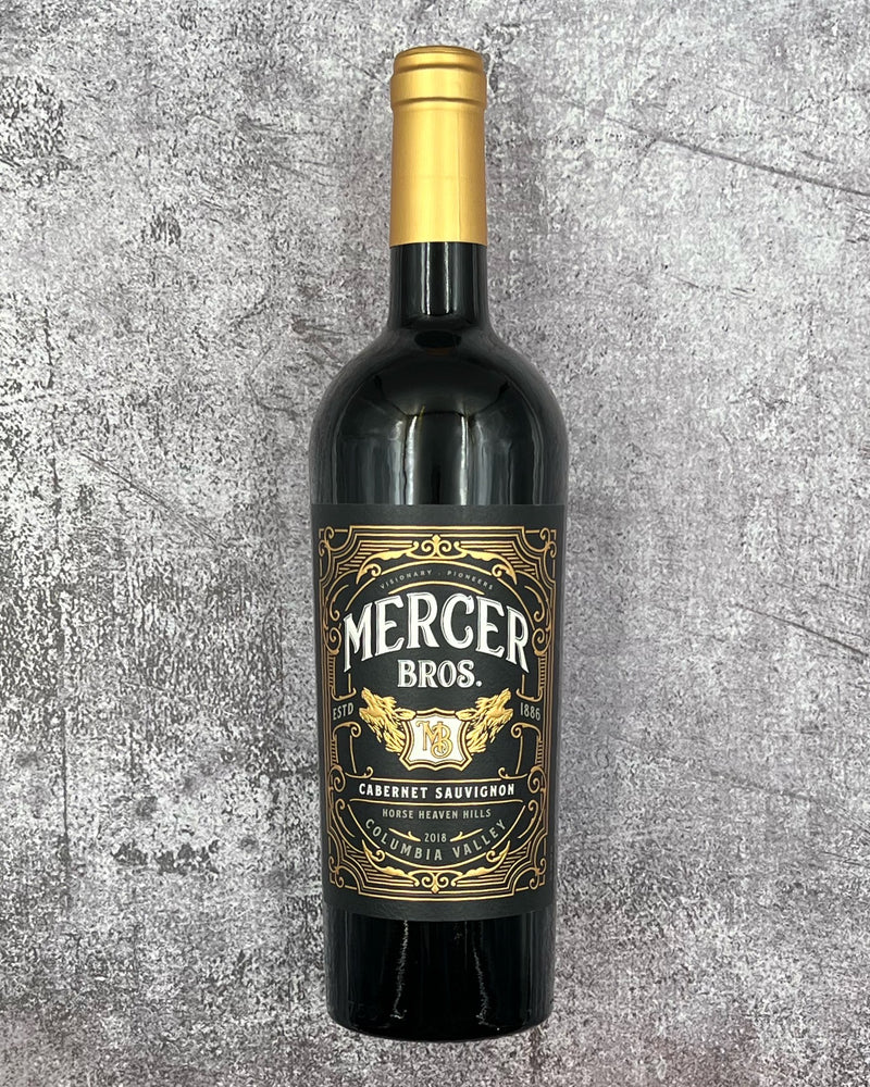 2018 Mercer Bros. Cabernet Sauvignon, Horse Heaven Hills, Columbia Valley, WA