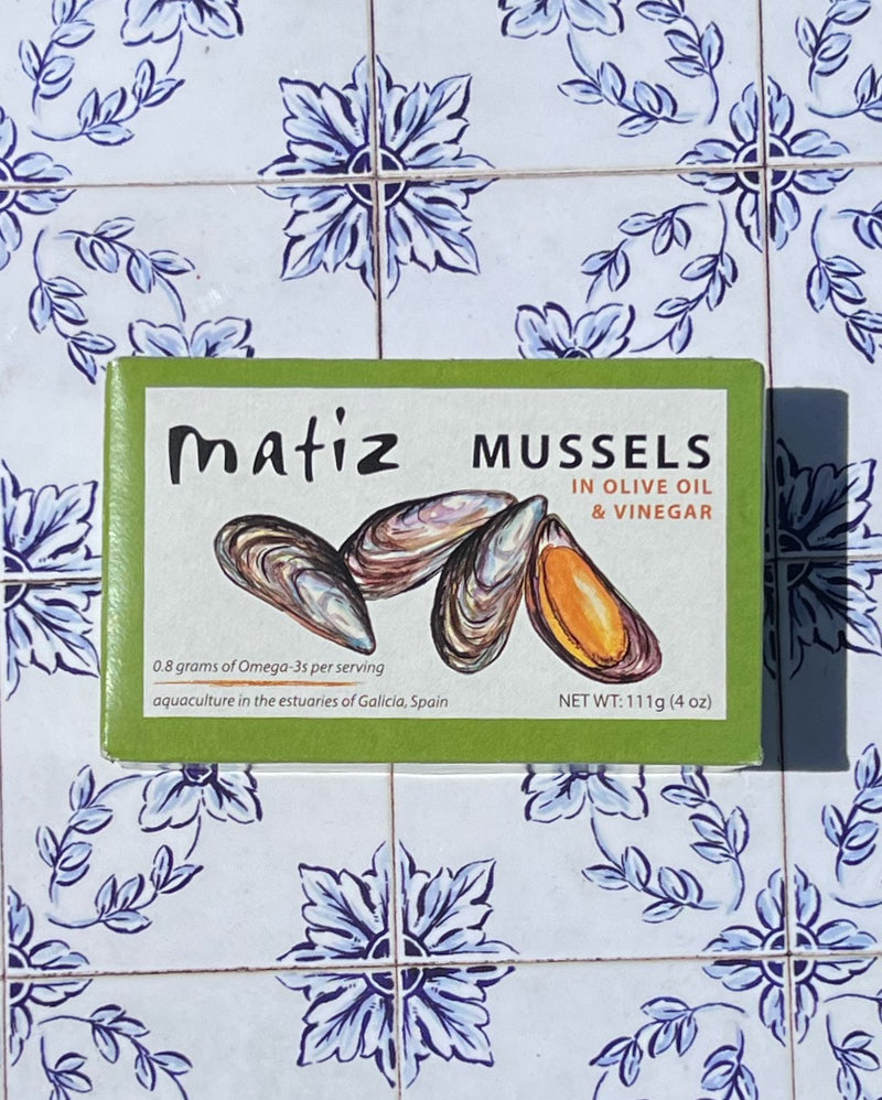 Matiz, Mussels in Olive Oil & Vinegar 4 oz