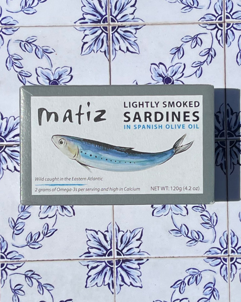 Matiz, Lightly Smoked Sardines in Spanish Olive Oil 4.2 oz